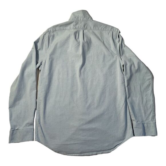 Old Navy The Oxford Shirt Men’s Blue Long Sleeve Button Down  Size MEDIUM - Picture 13 of 14